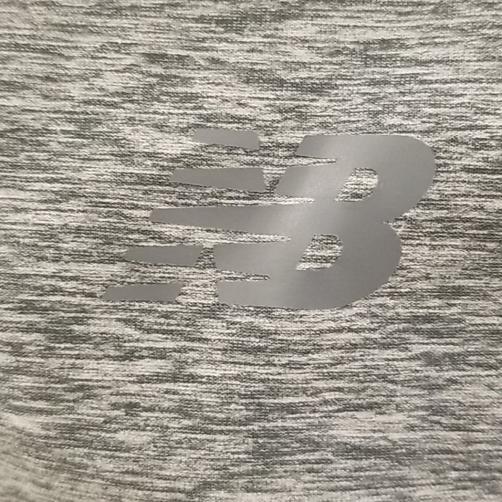 💕NEW BALANCE💕  Space Dye Copped Leggings Gray Large L NWT - Picture 7 of 13